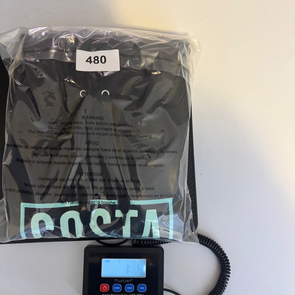 Costa Del Mar Mens XXL Black Performance Hoodie Teal Logo Born on the Water - Picture 14 of 14